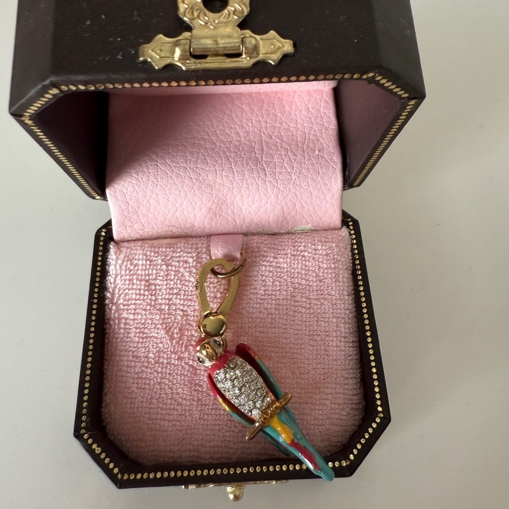 Original Juicy Couture parrot charm.